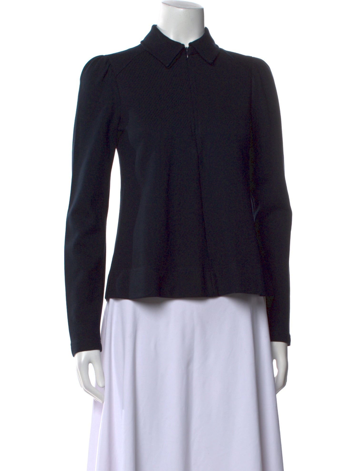 ME+EM Long Sleeve Button-Up Top